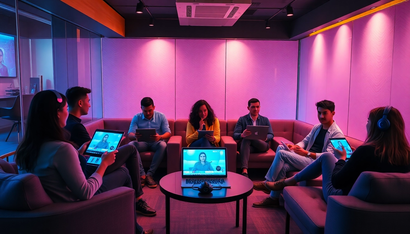Engaging adults in a vibrant digital lounge for nsfw chat discussions.